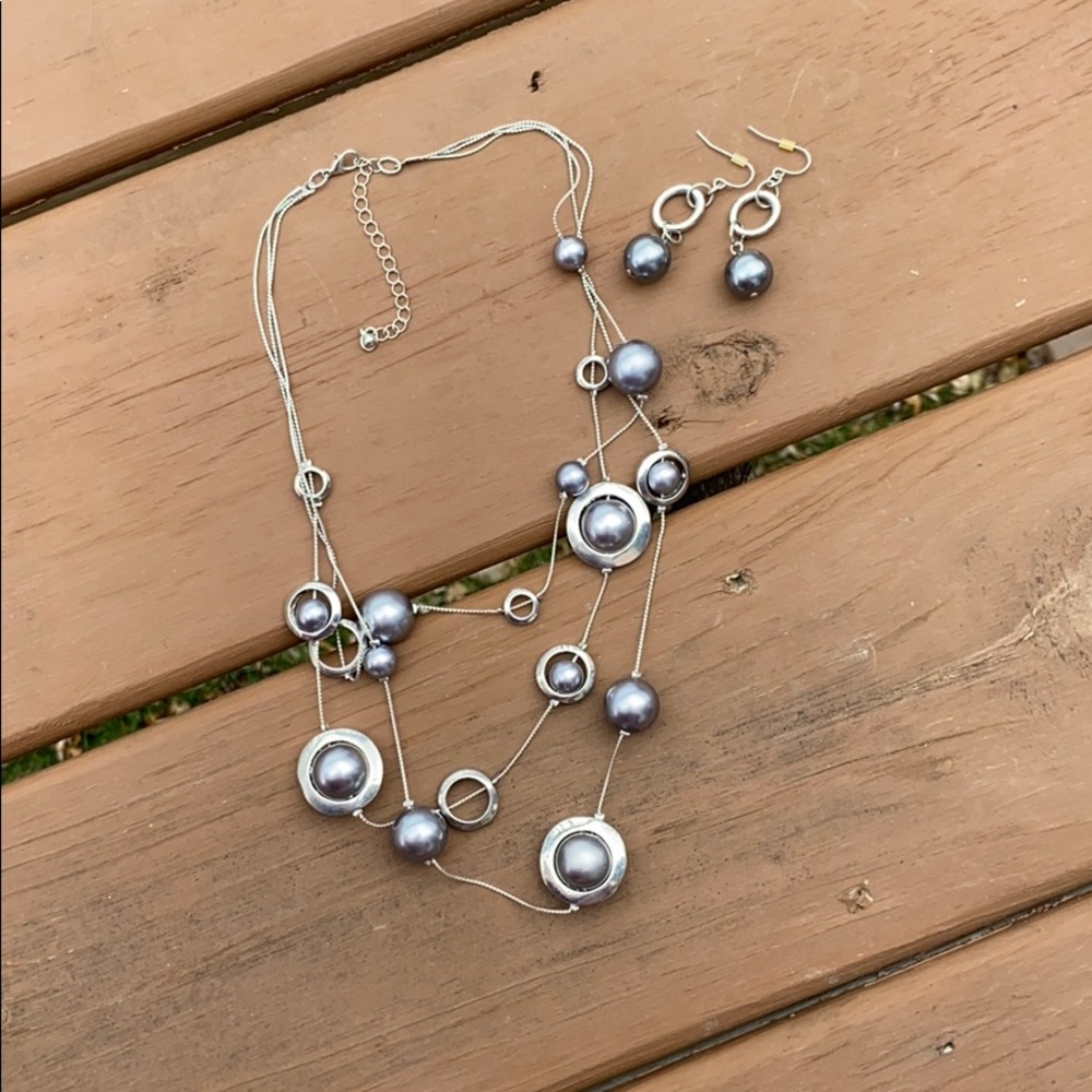 Necklace and earrings set from Macy’s